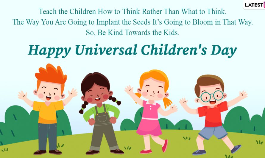 Universal Children’s Day 